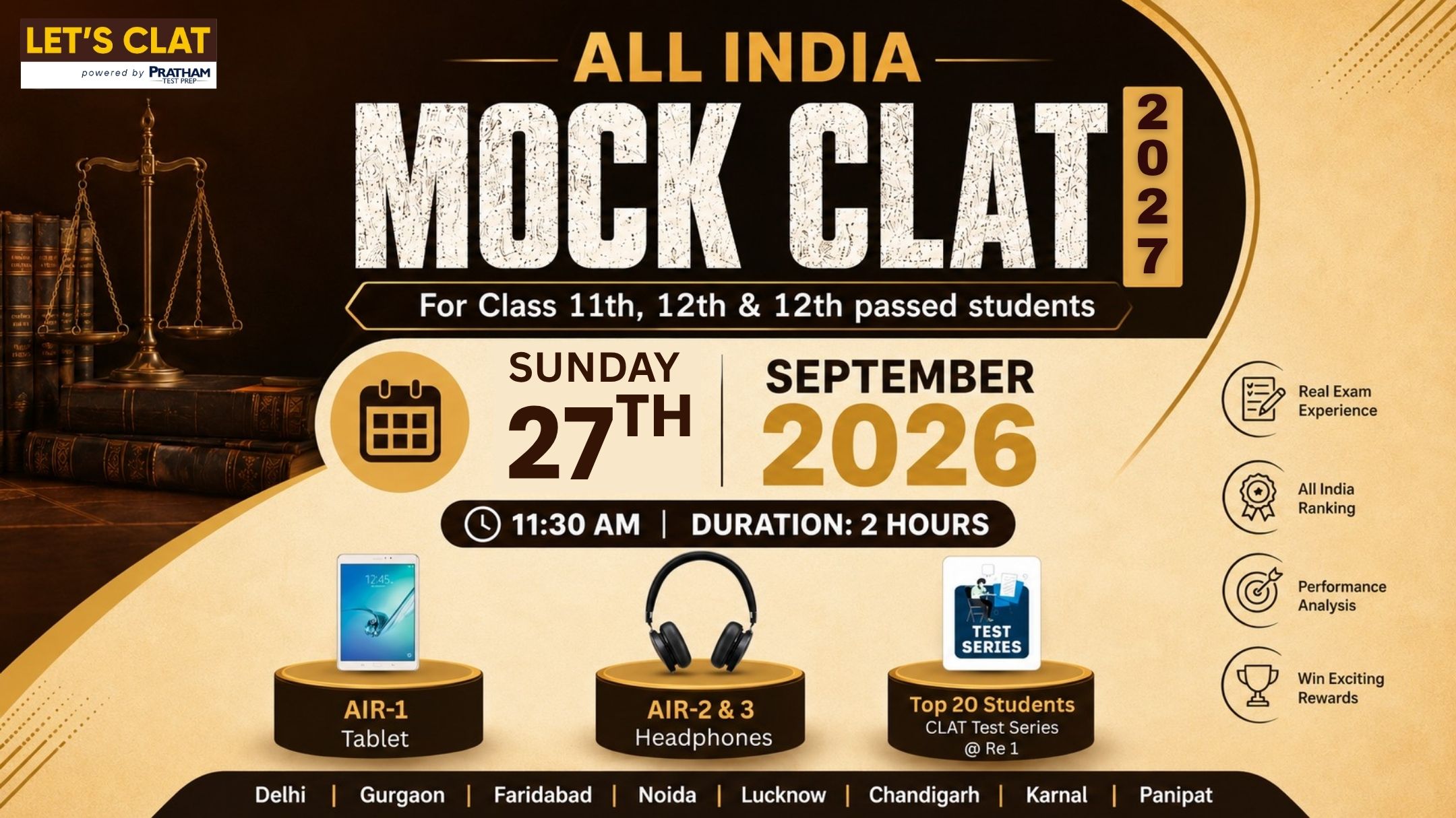 All India PRATHAM Mock CLAT 2027