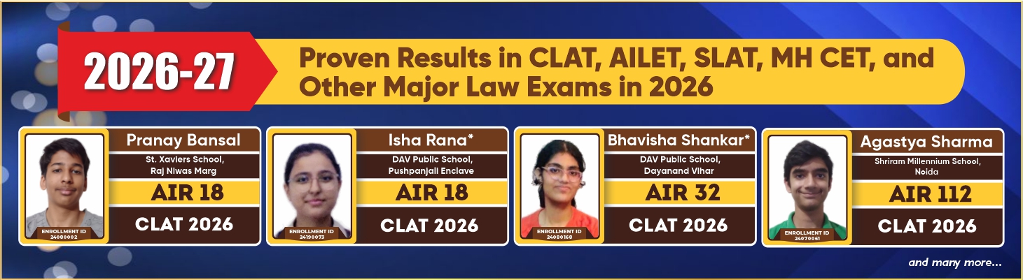 CLAT Rankers Banner