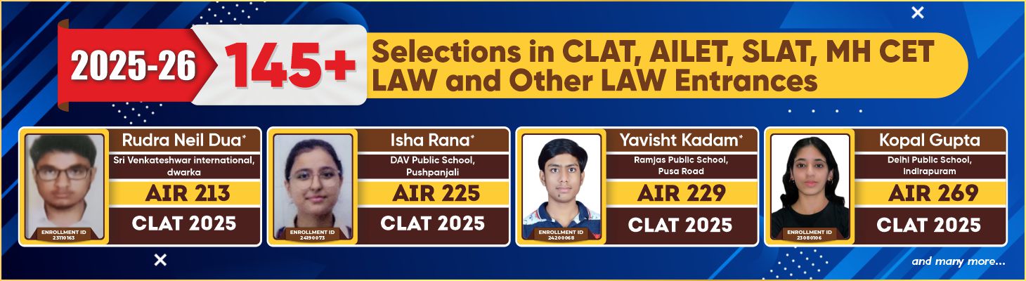 CLAT Rankers Banner