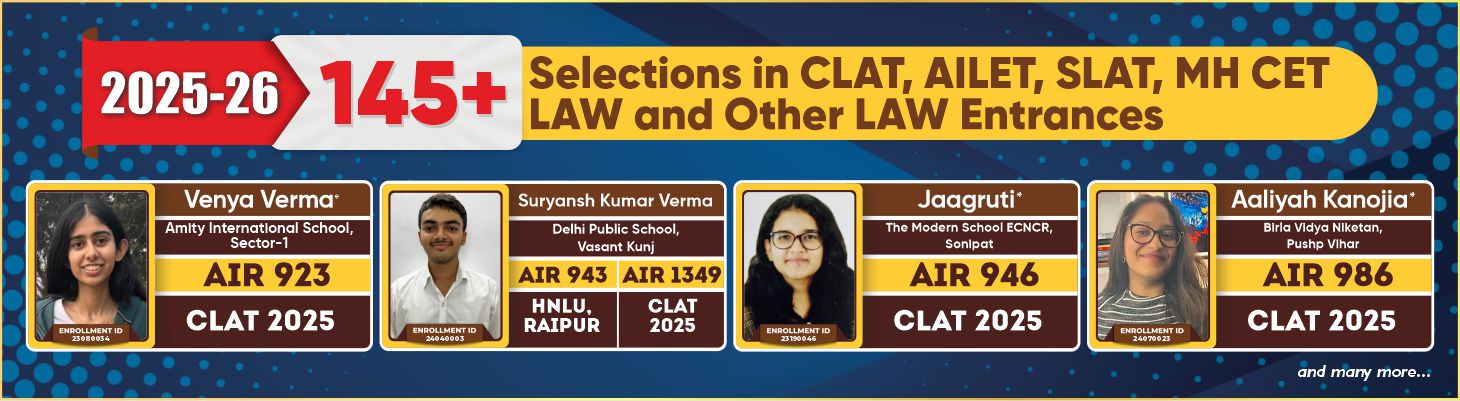 CLAT Rankers Banner
