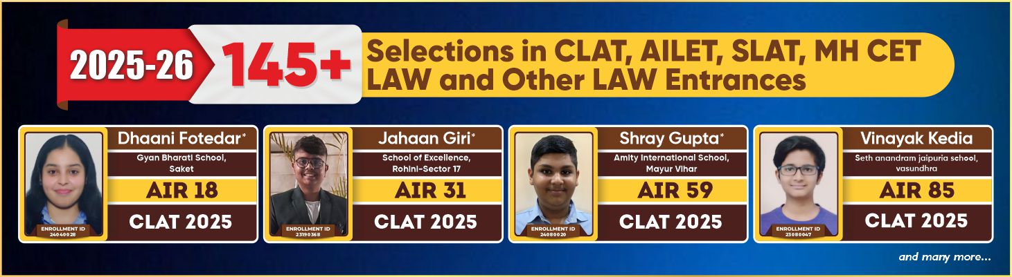 CLAT Rankers Banner